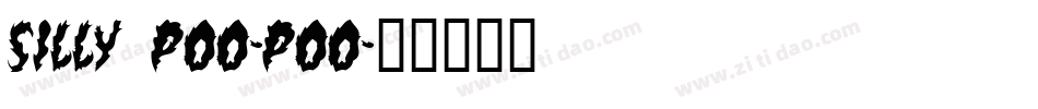 Silly Poo-Poo字体转换